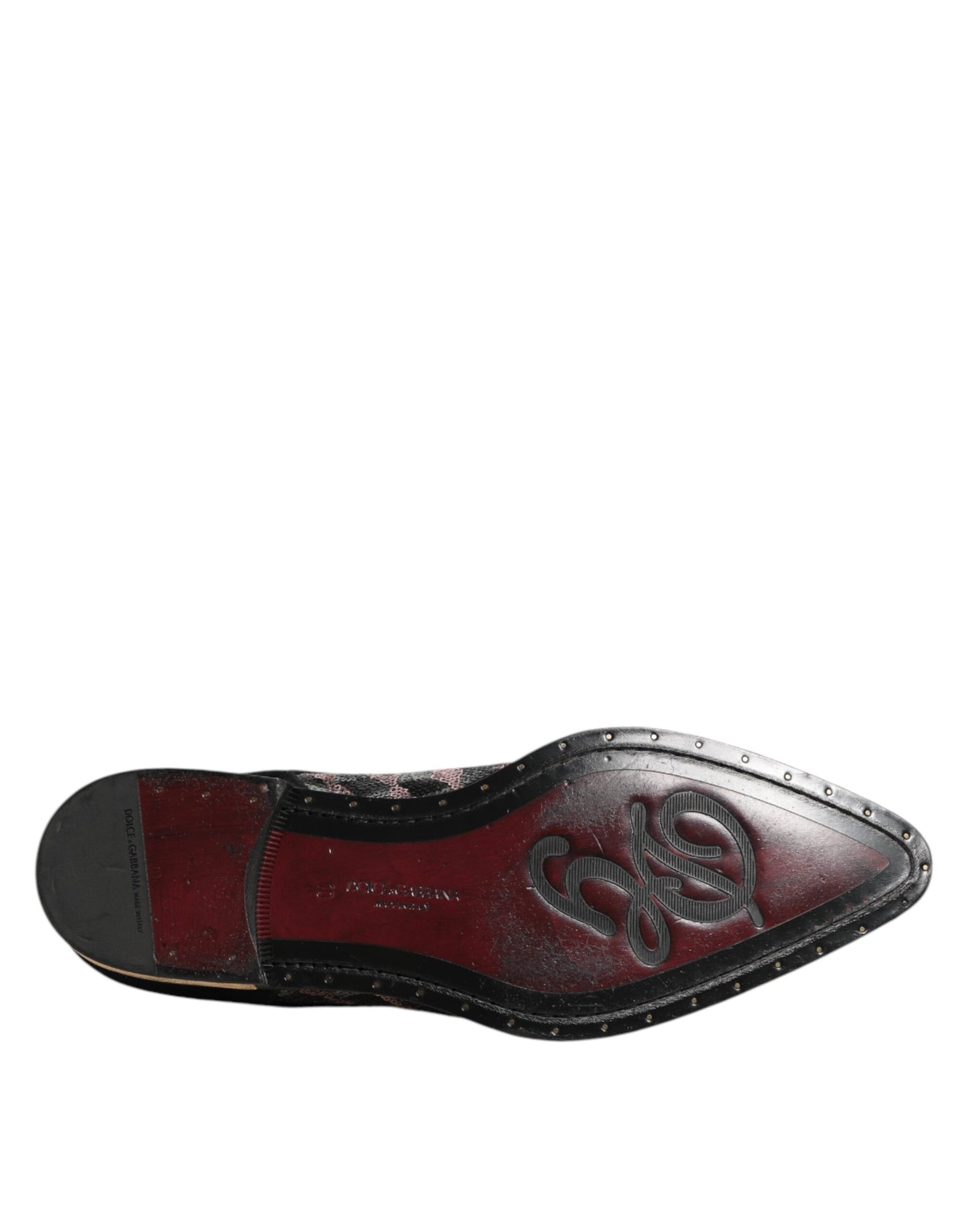 Black Velvet Multicolor Sequin Derby Men Shoes