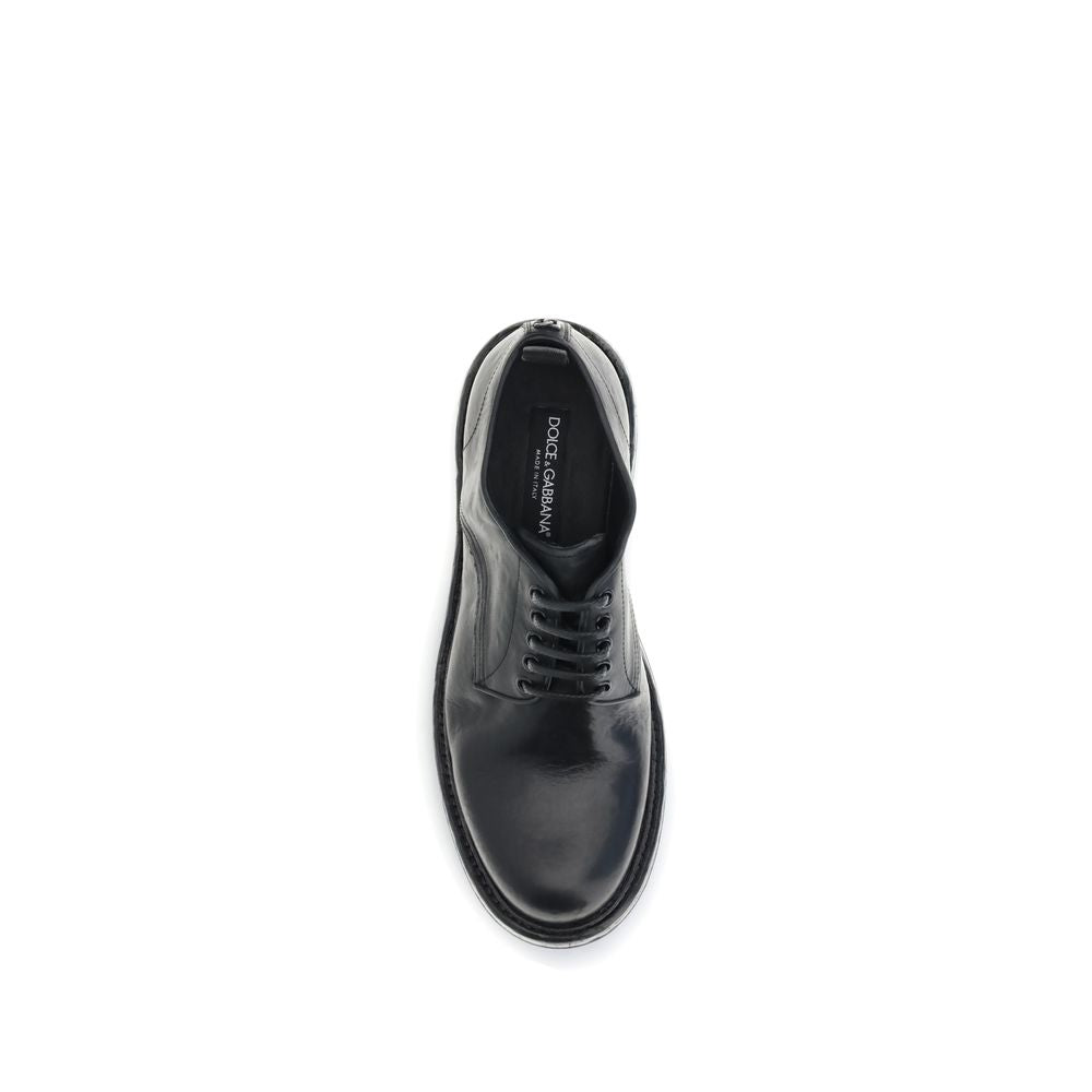 Black Calf Leather Bos Taurus Oxfords And Derbies