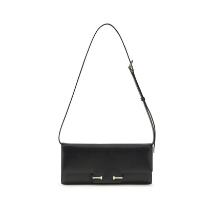 Black Leather Shoulder Bag