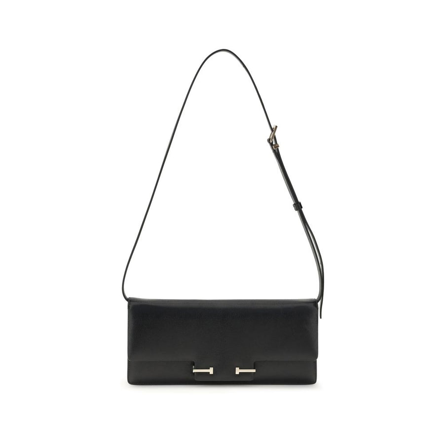 Black Leather Shoulder Bag