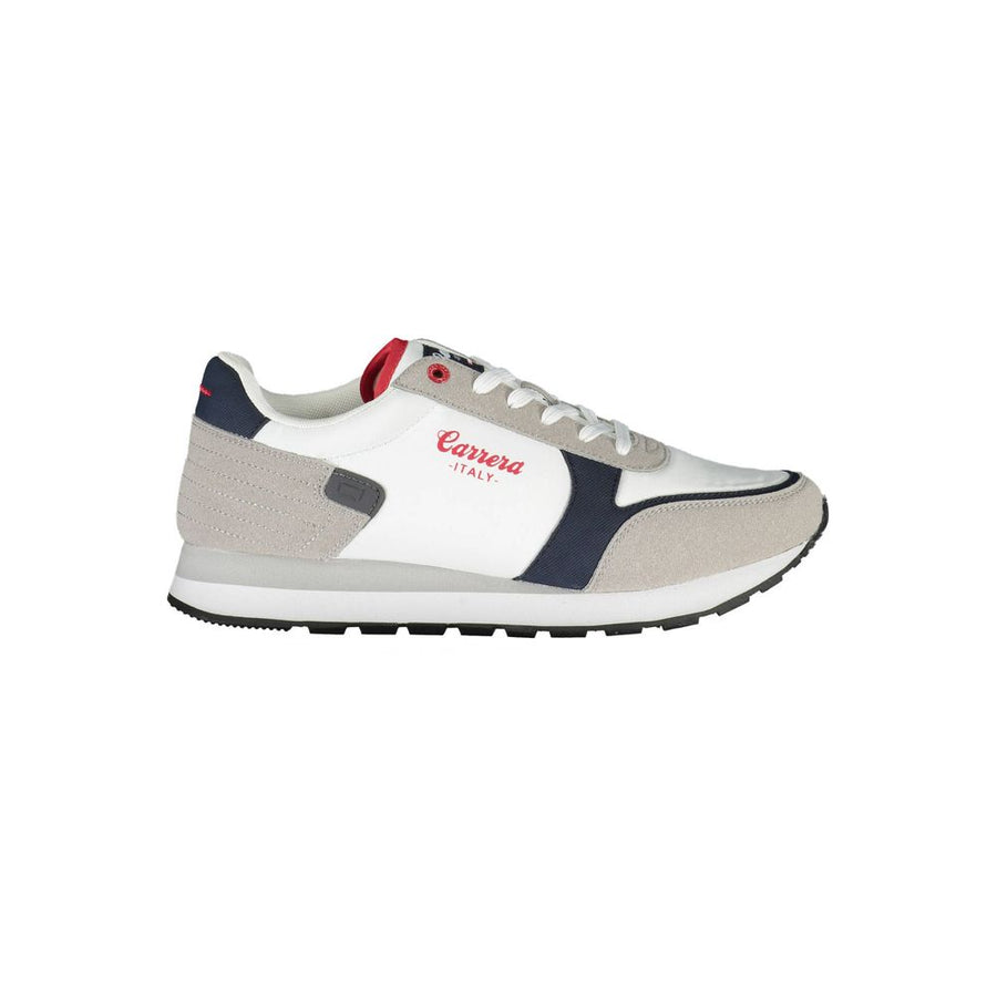 White Polyester Sneaker