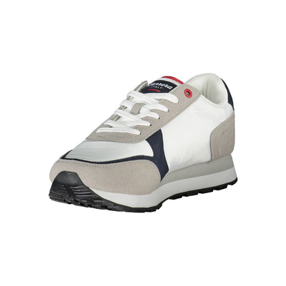 White Polyester Sneaker