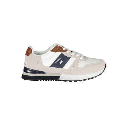 White Polyester Sneaker