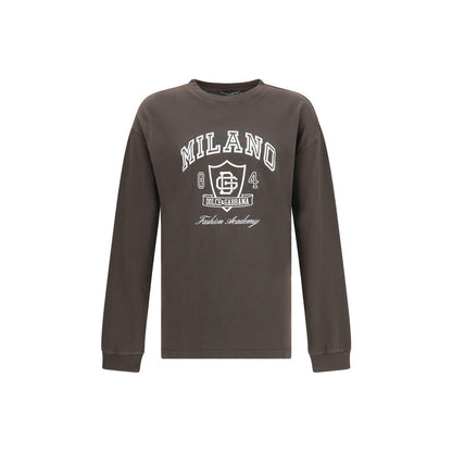 Brown Cotton Sweatshirt