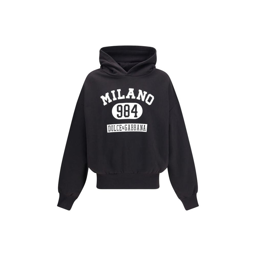 Black Cotton Sweatshirt