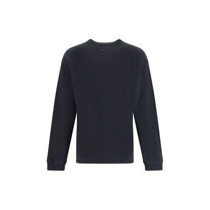 Black Cotton Sweatshirt