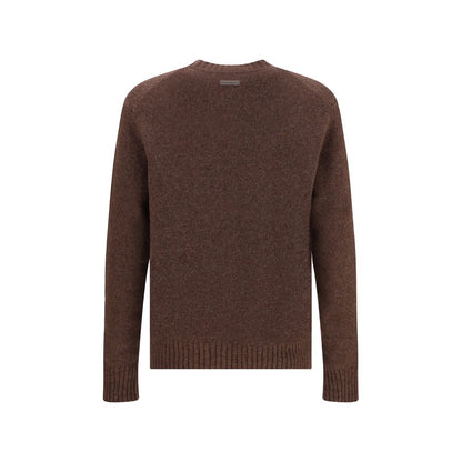Brown Fleece Wool Sweatshirt