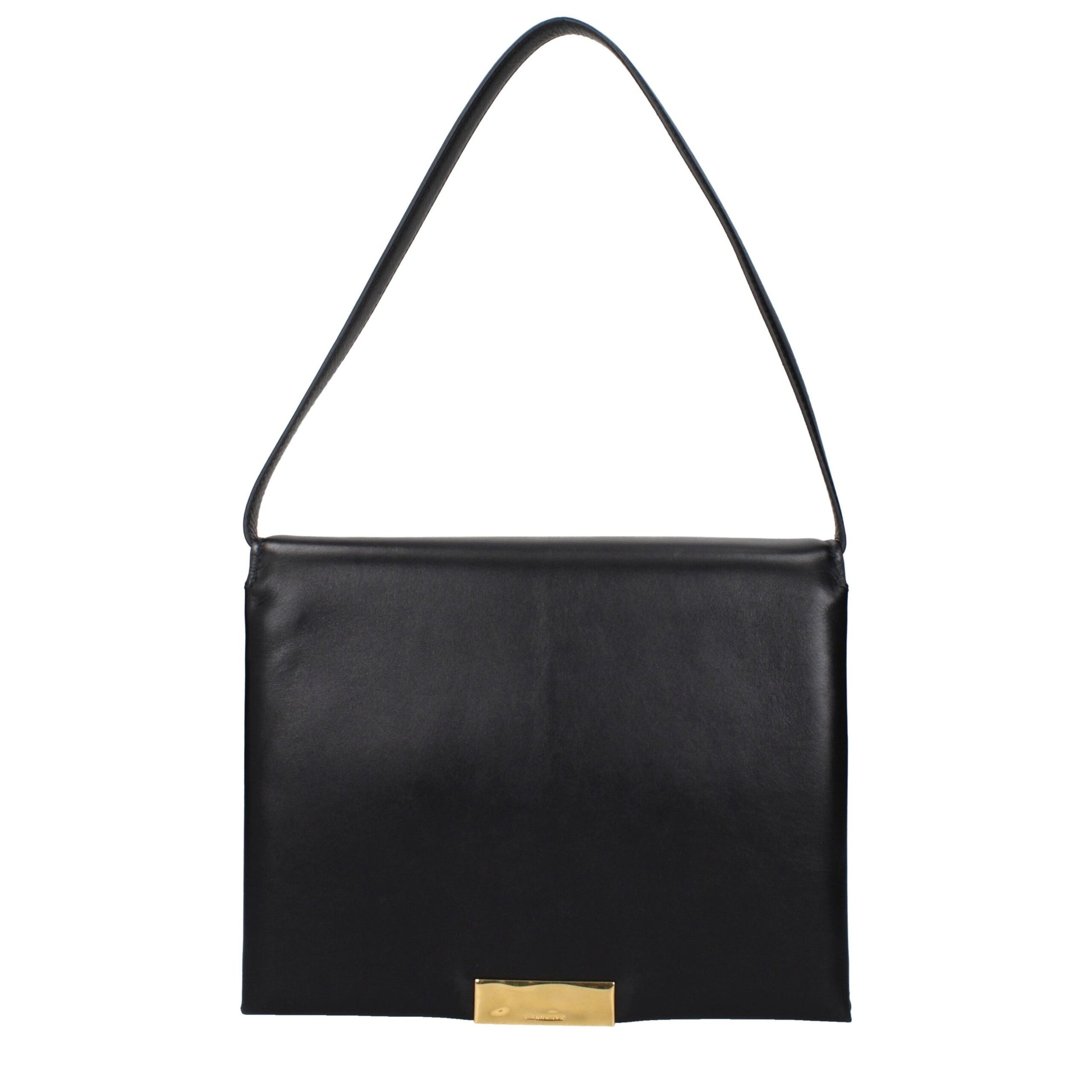 Black Leather Shoulder Bag