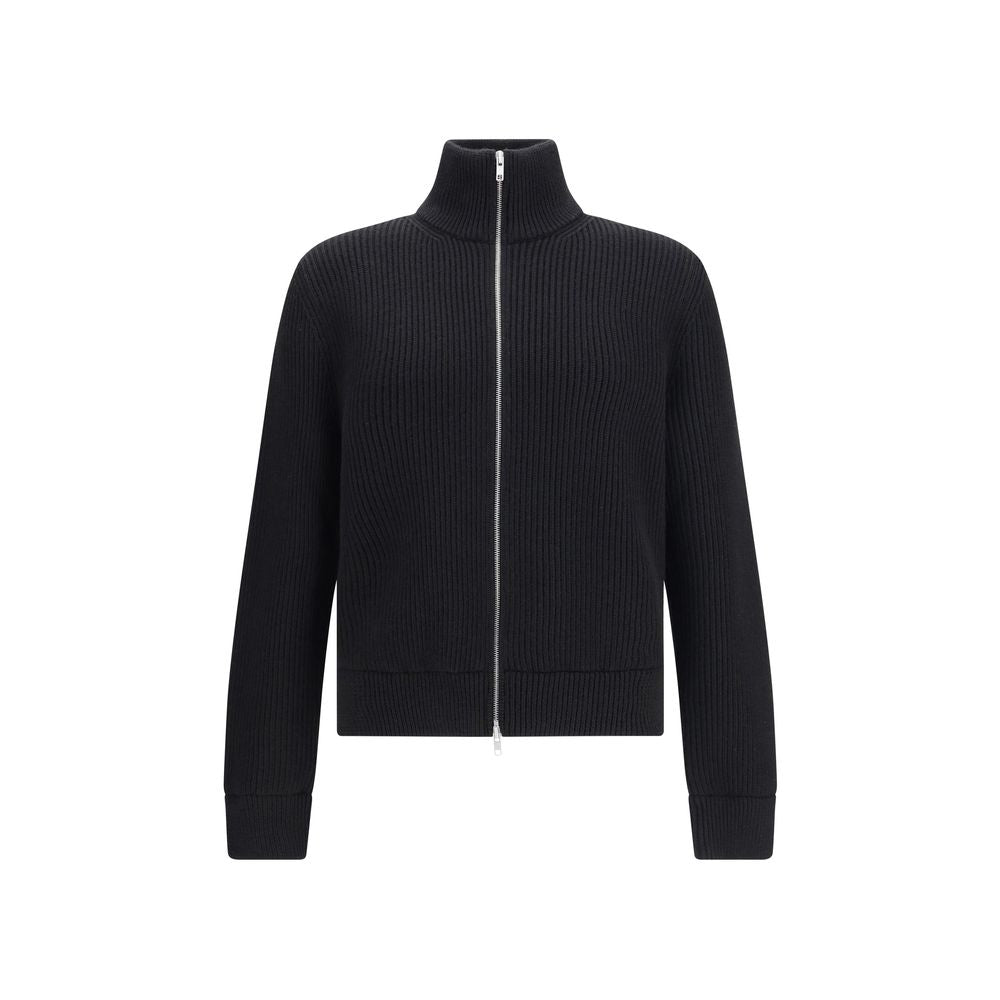 Black Cotton Cardigan