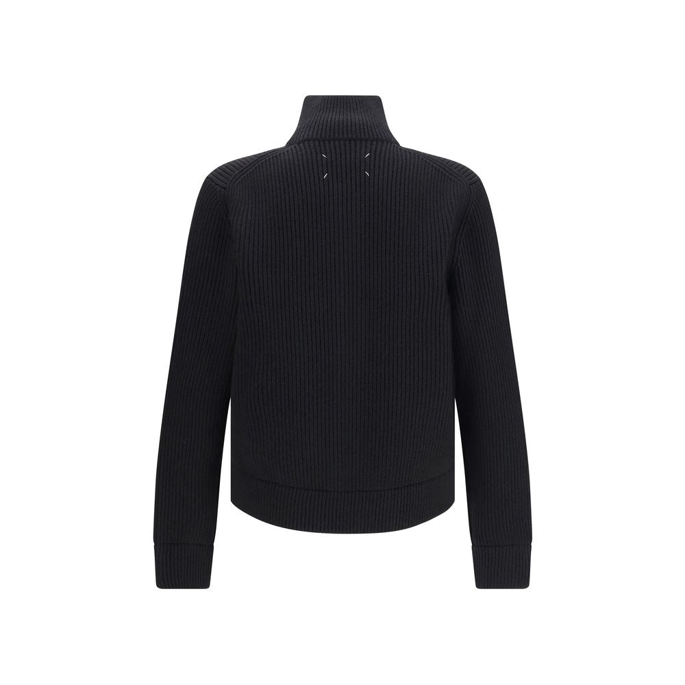 Black Cotton Cardigan