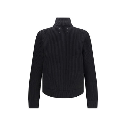Black Cotton Cardigan