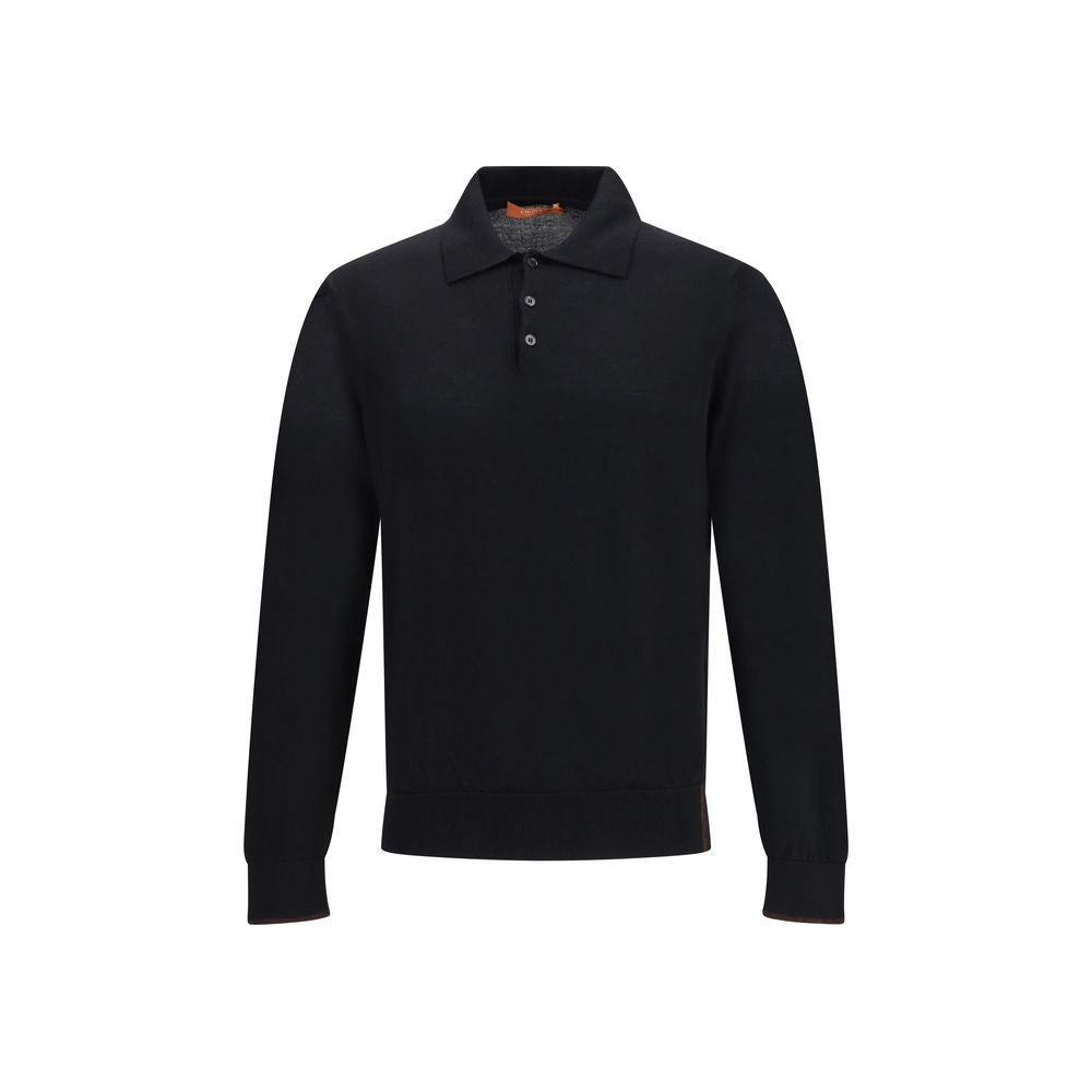 Black Wool Sweatshirt