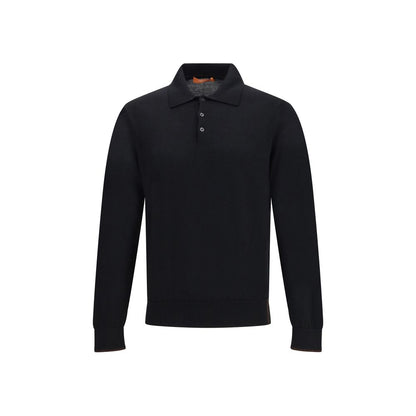 Black Wool Sweatshirt