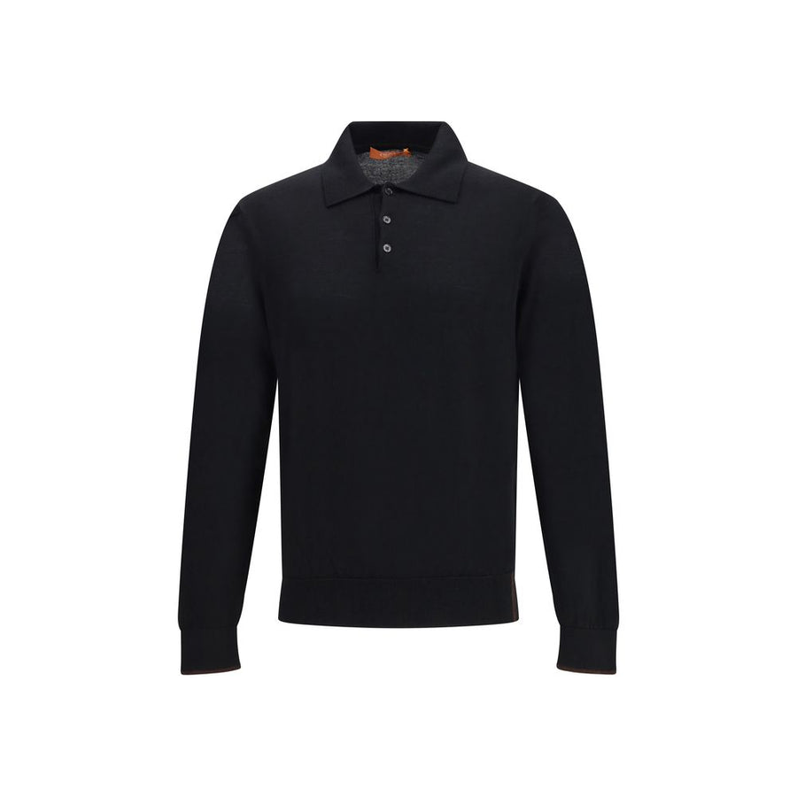 Black Wool Sweatshirt