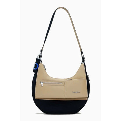 Black Polyethylene Women Handbag