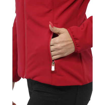 Red Nylon Jackets & Coat