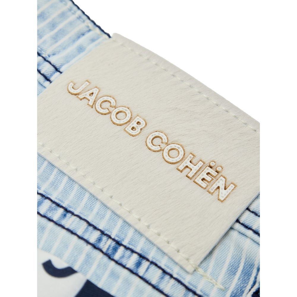 Blue Cotton Skinny Jean