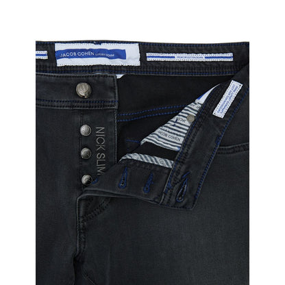 Black Cotton Skinny Jean