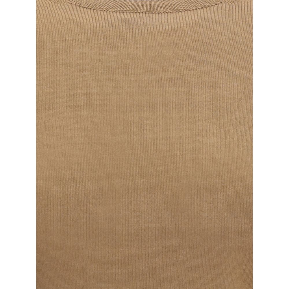 Brown Fleece Wool Top