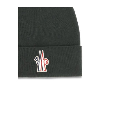 Black Fleece Wool Beanie
