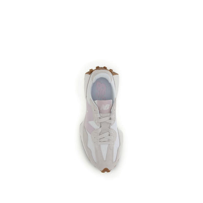 Beige Polyamide Athletic Sneakers