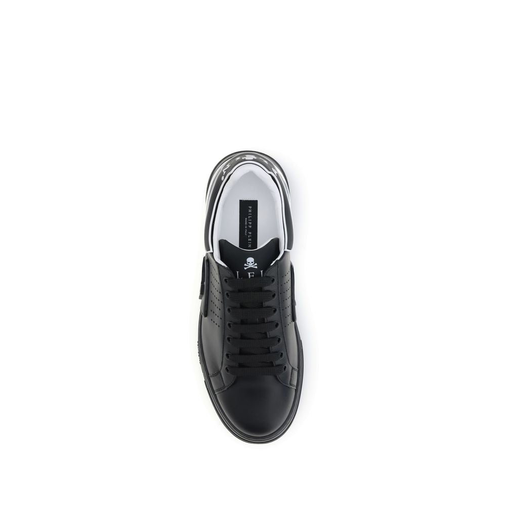 Black Calf Leather Bos Taurus Athletic Sneakers