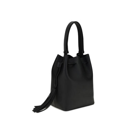 Black Calf Leather Bos Taurus Shoulder Bag