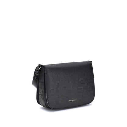 Black Calf Leather Bos Taurus Shoulder Bag