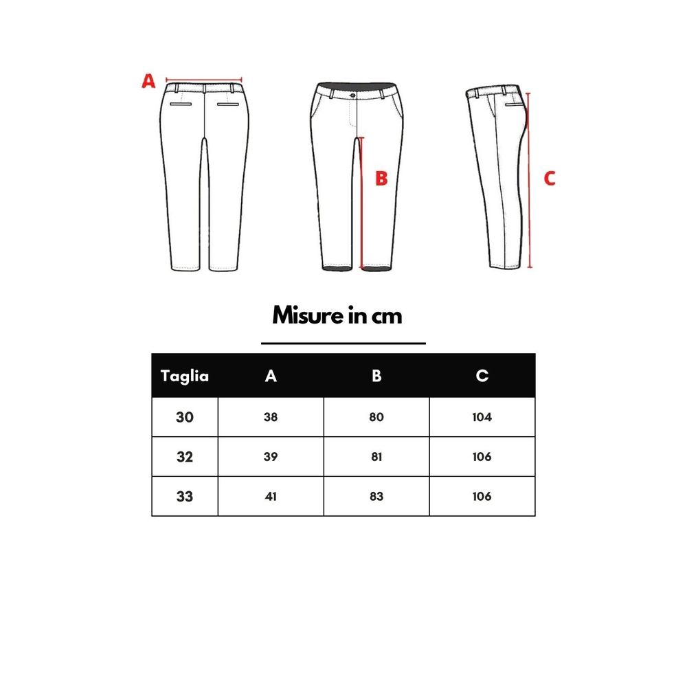 Beige Cotton Casual Pants