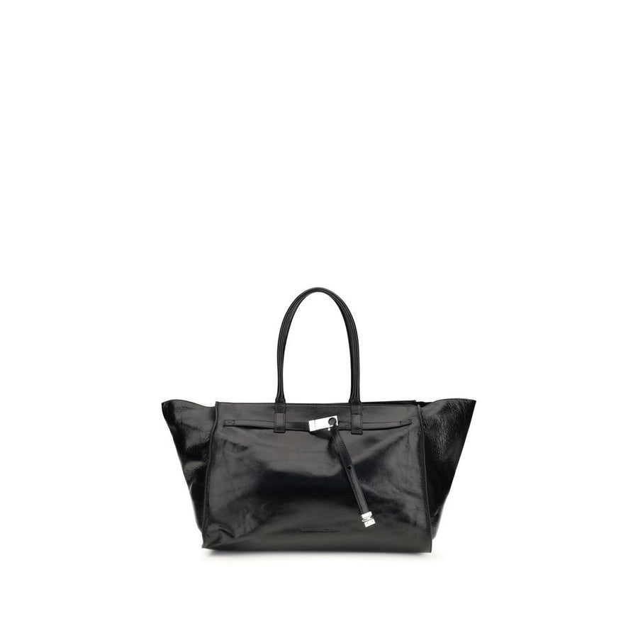 Black Calf Leather Bos Taurus Shoulder Bag