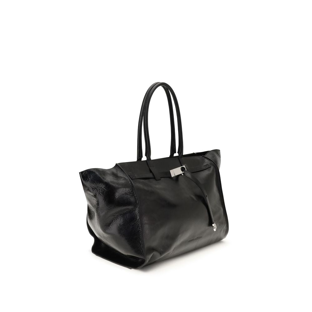 Black Calf Leather Bos Taurus Shoulder Bag