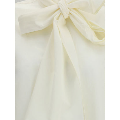 Taffeta Shirt with removable bow