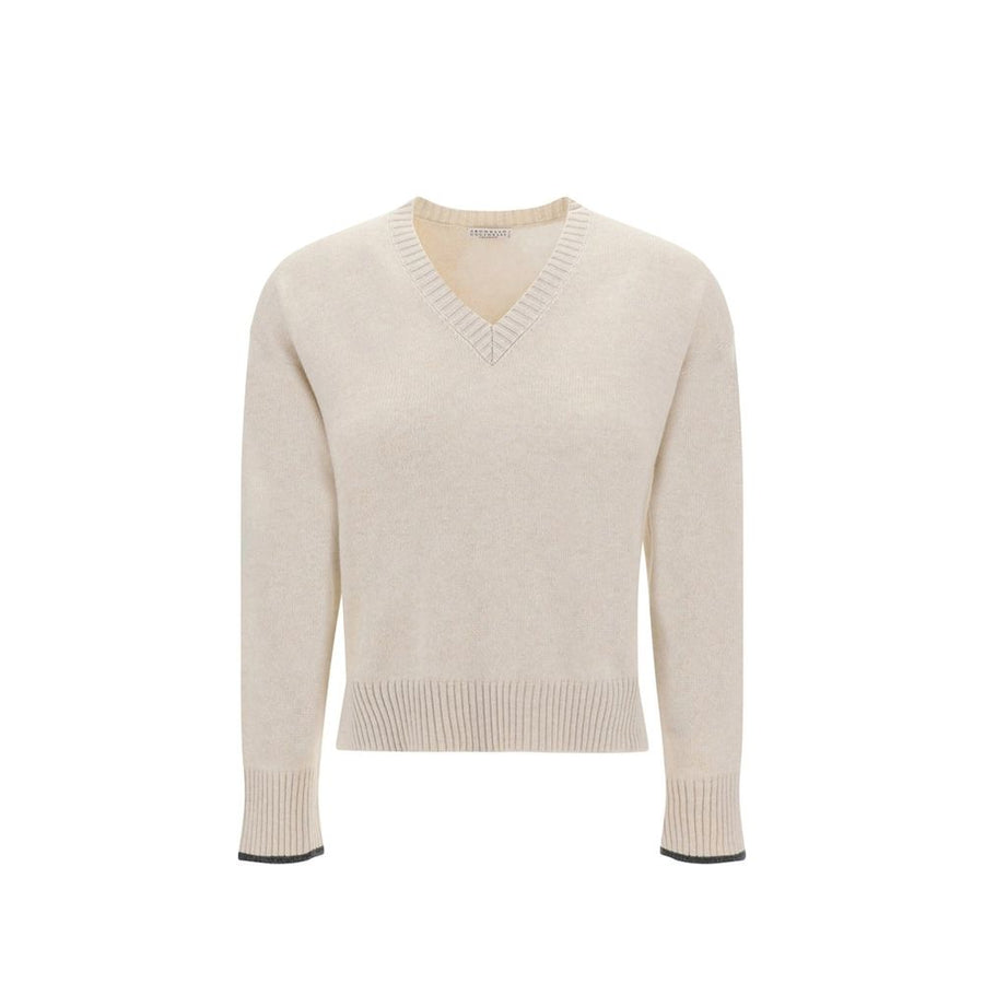 Beige Cashmere Cashmere Sweater
