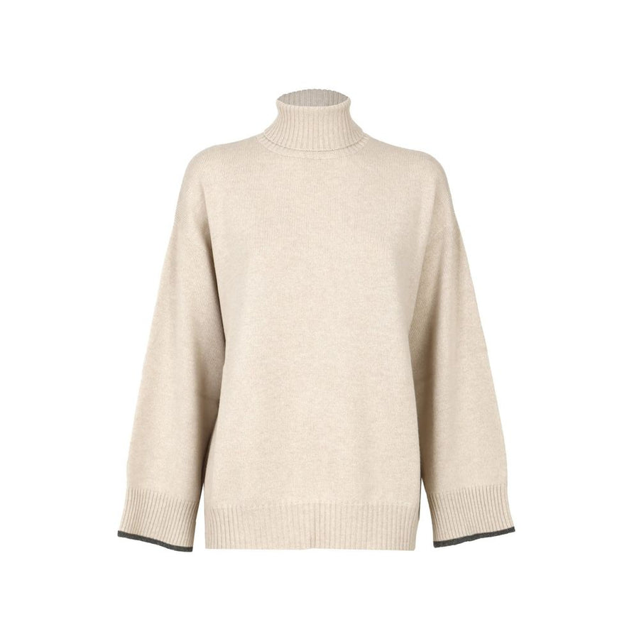 Beige Cashmere Cashmere Sweater