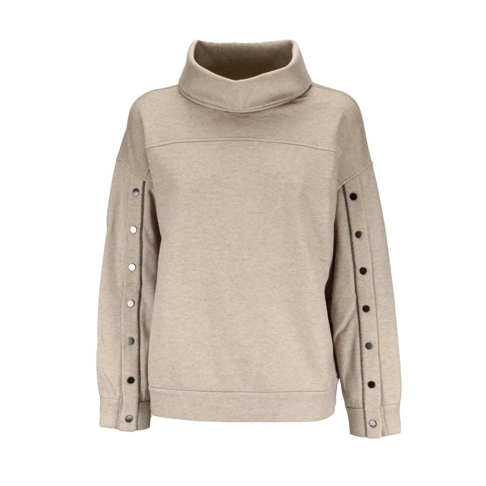 Beige Cashmere Sweatshirt