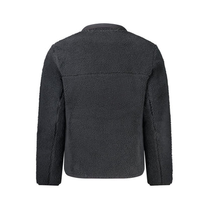 Black Polyester Jackets & Coat