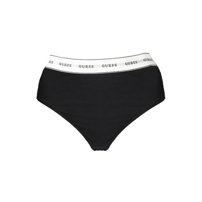Black Cotton Women Thong