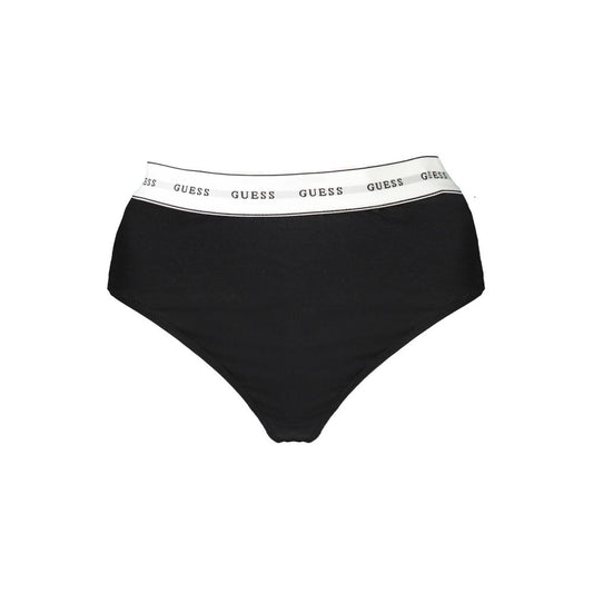 Black Cotton Women Thong