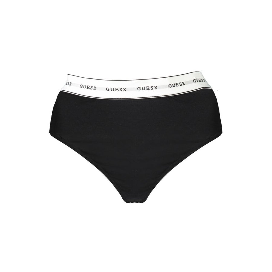 Black Cotton Women Thong