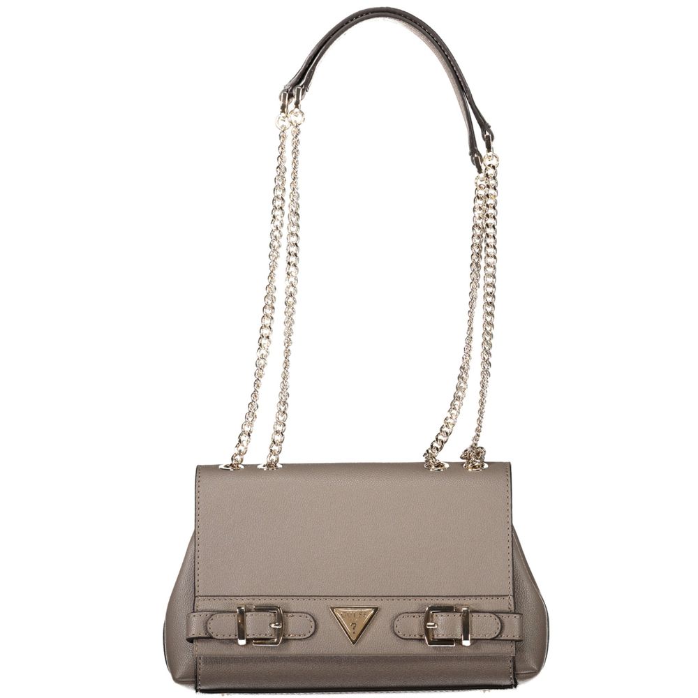 Brown Polyethylene Handbag