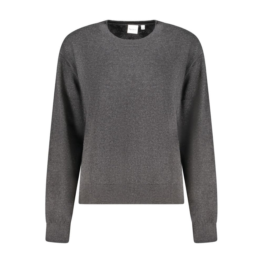 Black Cotton Women Sweater