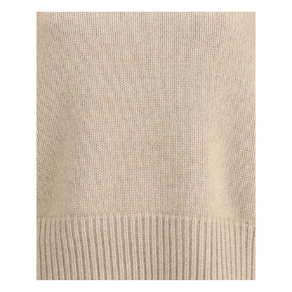 Beige Cashmere Turtleneck