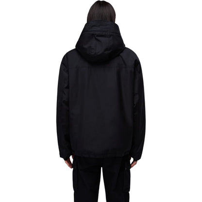 Black Polyester Jackets & Coat