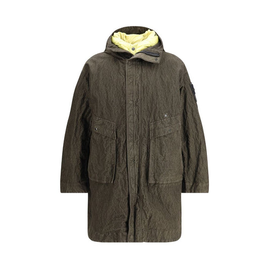 Green Cotton Coat
