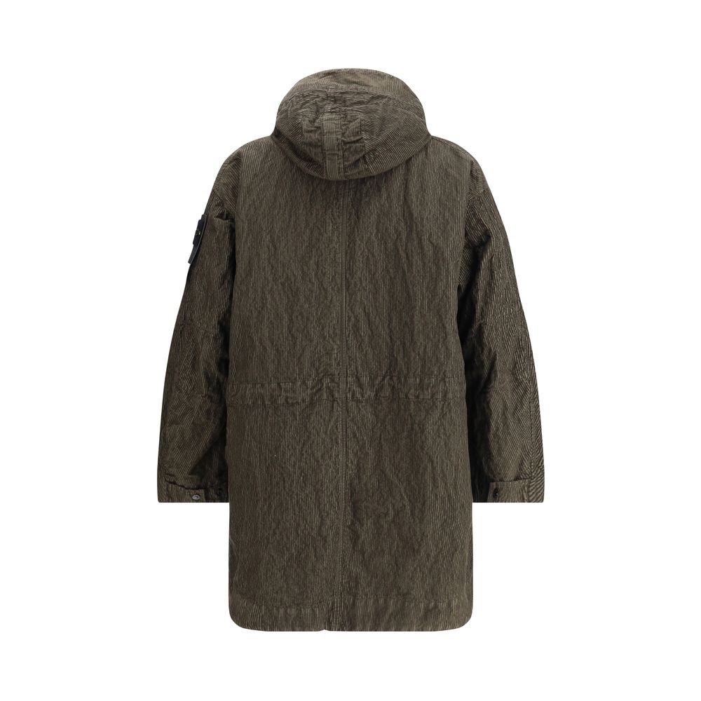 Green Cotton Coat