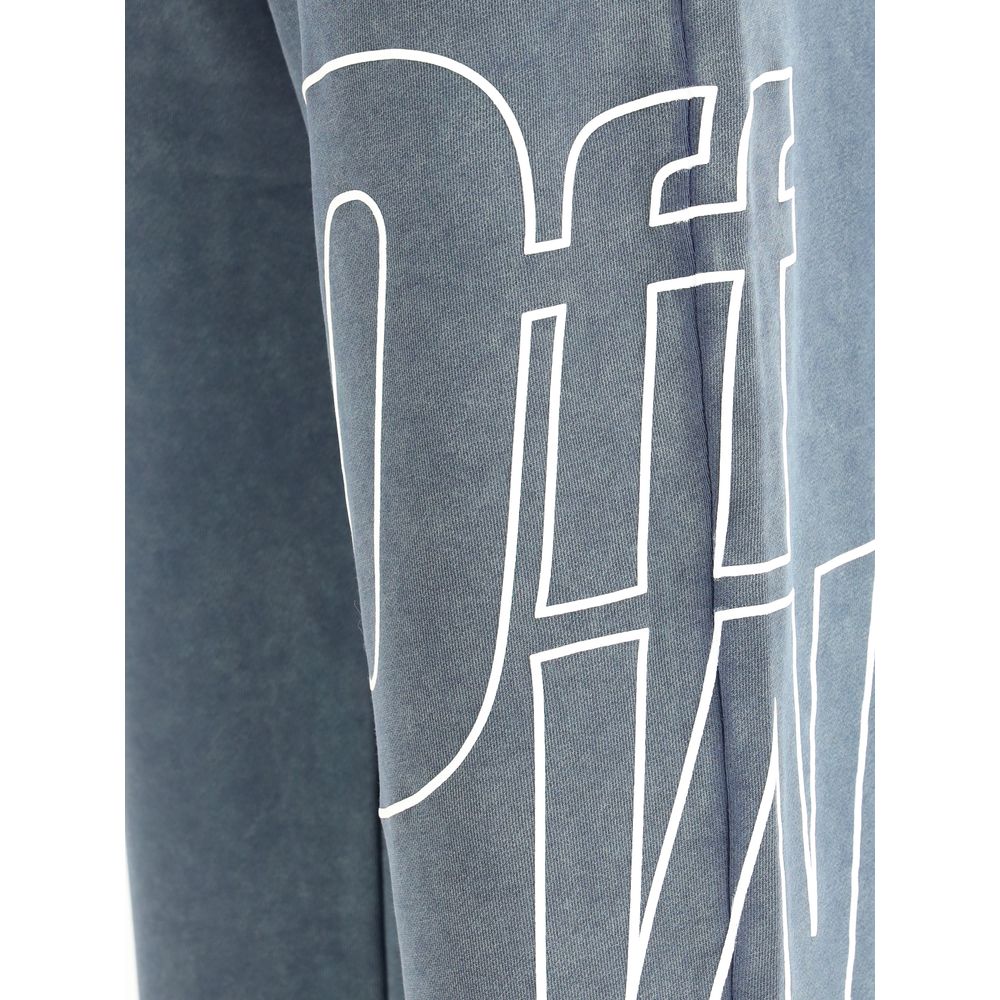 Blue Cotton Joggers (Workout Pants)