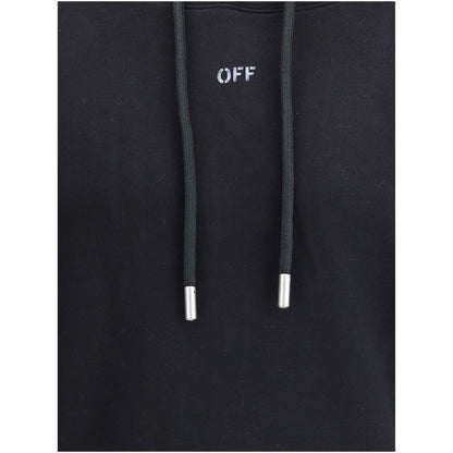 Black Cotton Sweatshirt