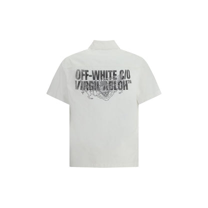 White Cotton Shortsleeve Shirt