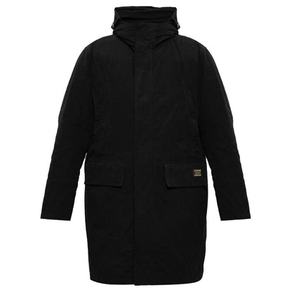 Black Cotton Jackets & Coat