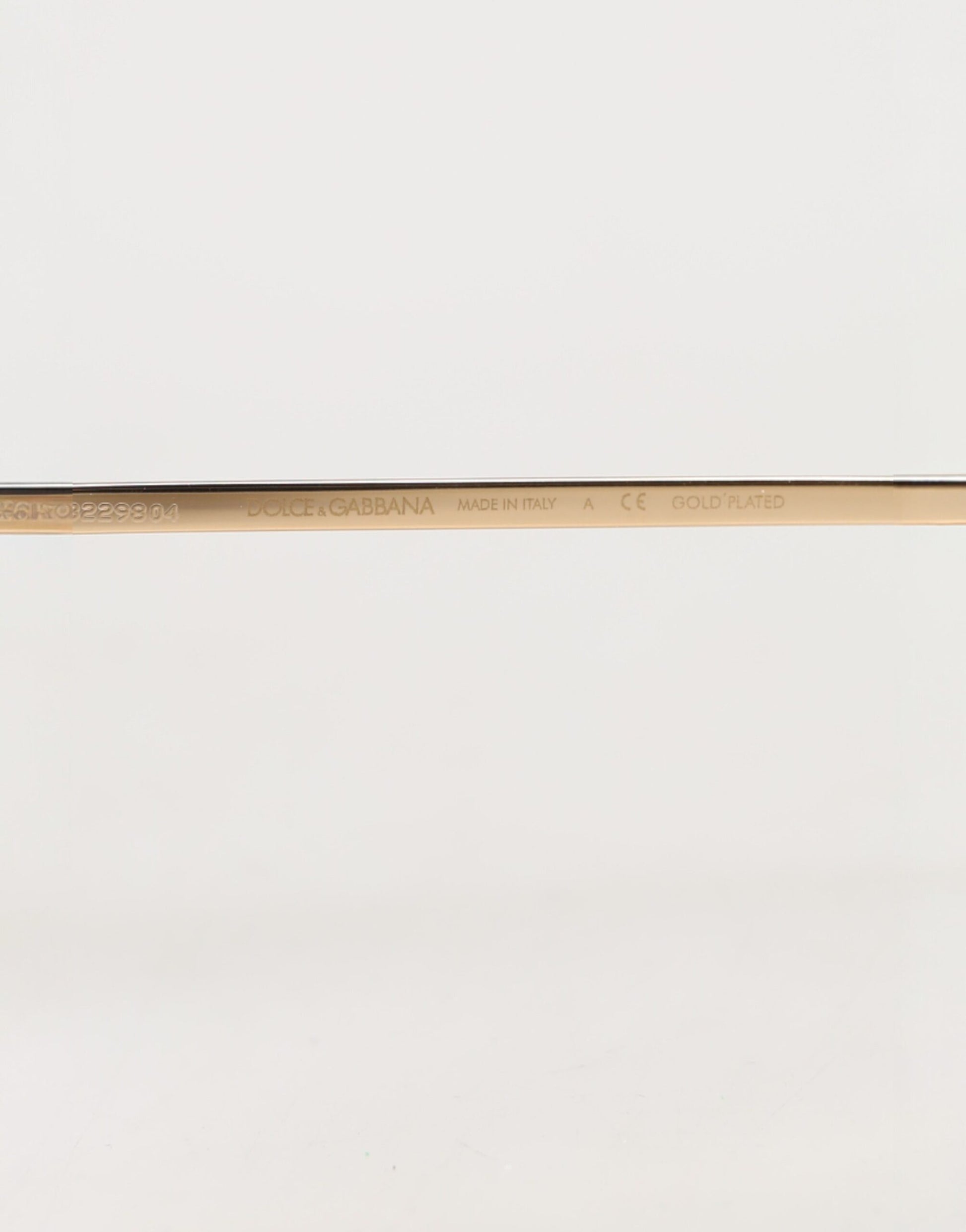 DG2215K Gold Plated Round Lenses Shade Eyewear Sunglasses